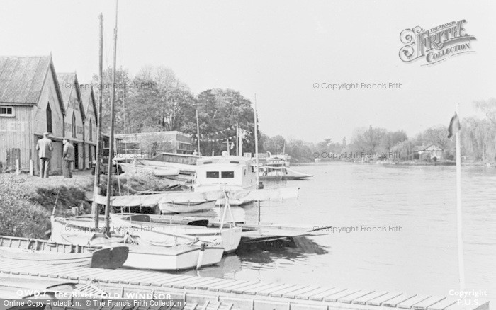 Photo of Old Windsor, The River c.1955