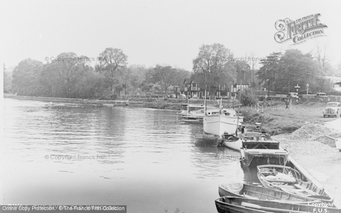 Photo of Old Windsor, The River c.1955