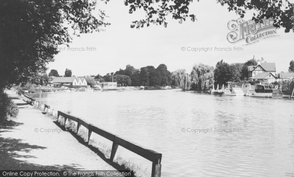 Photo of Old Windsor, The River c.1960