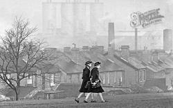 Schoolgirls On The Way To School 1964, Oldbury