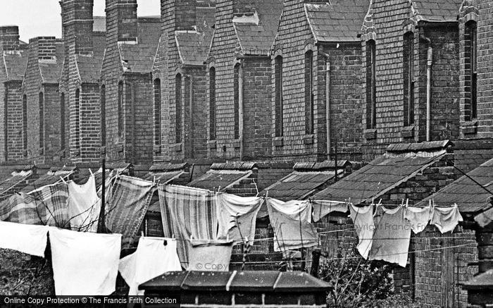 Photo of Oldbury, The Back Of Terraced Houses 1964