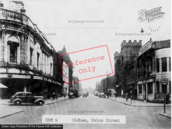 Photo of Oldham, Union Street c.1955