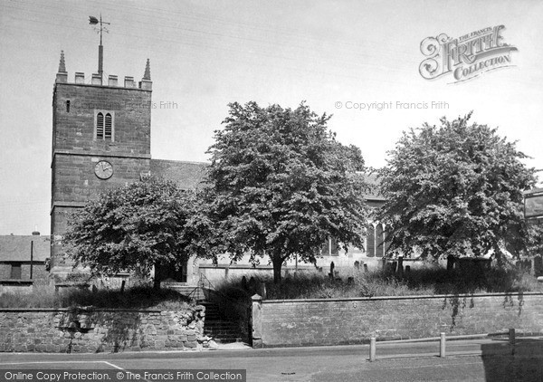 Photo of Ollerton, St Giles Church, The Dukeries c.1955