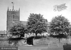 St Giles Church, The Dukeries c.1955, Ollerton