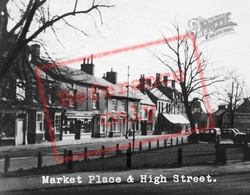 Market Place And High Street c.1955, Olney