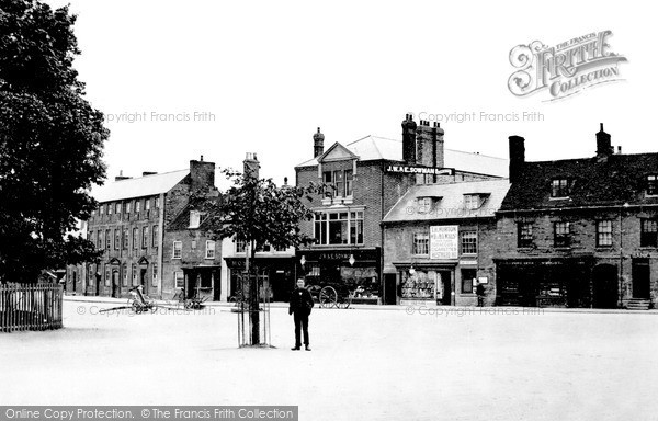 Photo of Olney, Market Place c.1900