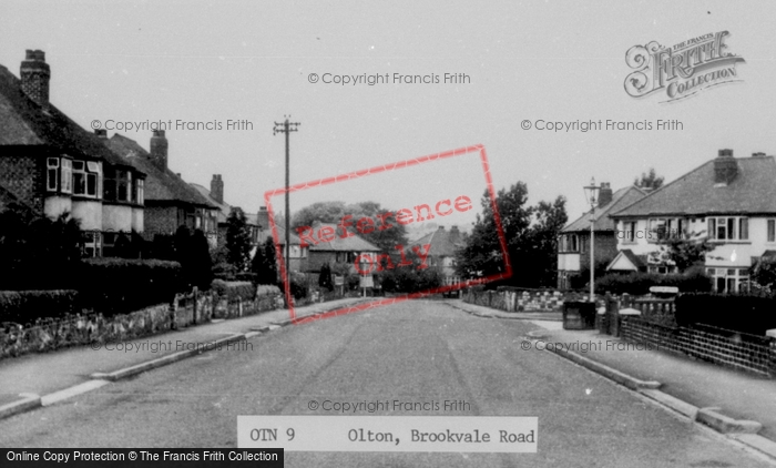 Photo of Olton, Brookvale Road c.1955