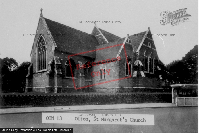 Photo of Olton, St Margaret's Church c.1950
