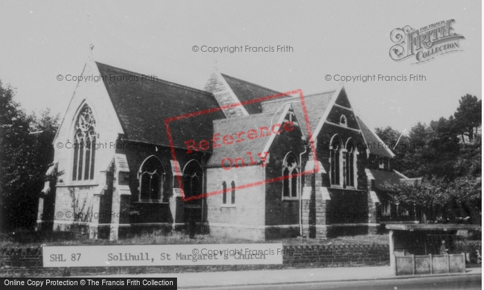 Photo of Olton, St Margaret's Church c.1965