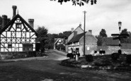 Ombersley, the Traffic Island c1955