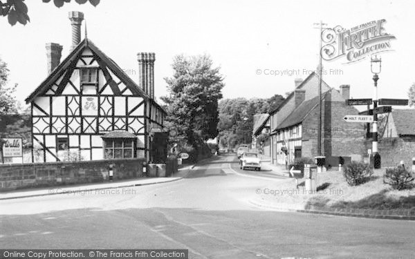 Photo of Ombersley, The Traffic Island c.1960