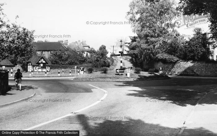 Photo of Ombersley, Traffic Island And Weighbridge c.1960
