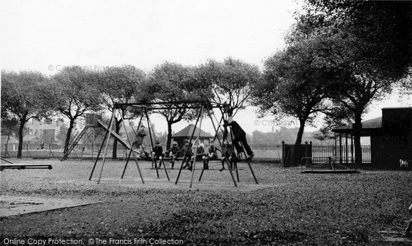 Photo of Openshaw, Children's Playground, Delamere Park c.1955