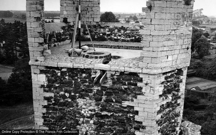 Photo of Orford, Castle, Top Of A Turret c.1950