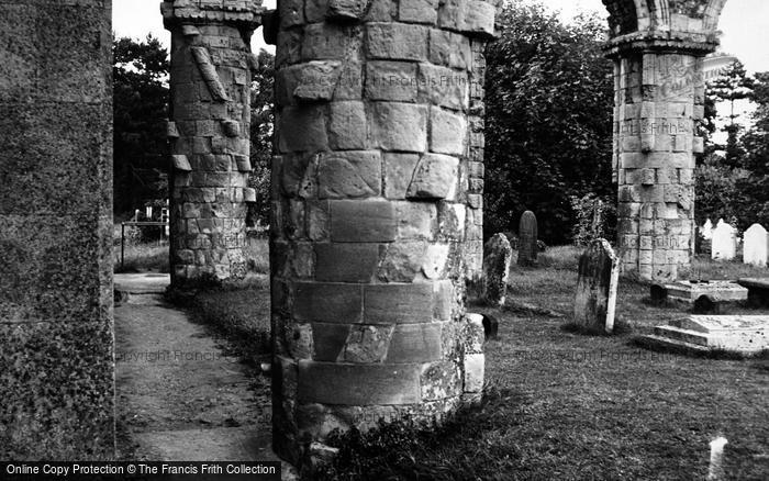 Photo of Orford, Church, The Ruined Norman Chancel 1950