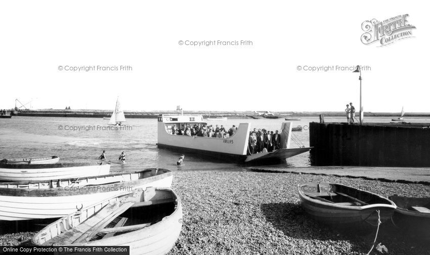 Orford, Ferry at the Quay c1965