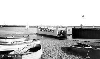 Orford, Ferry at the Quay c1965