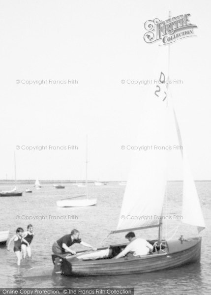 Photo of Orford, Preparing To Sail c.1965