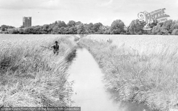 Photo of Orford, Reed Beds And Castle c.1950