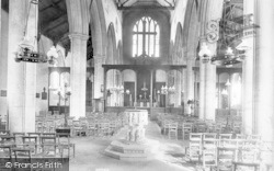 St Bartholomew's Church Interior 1909, Orford