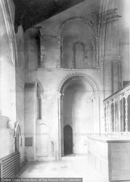 Photo of Orford, St Bartholomew's Church, Norman Arches 1909