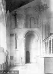 St Bartholomew's Church, Norman Arches 1909, Orford