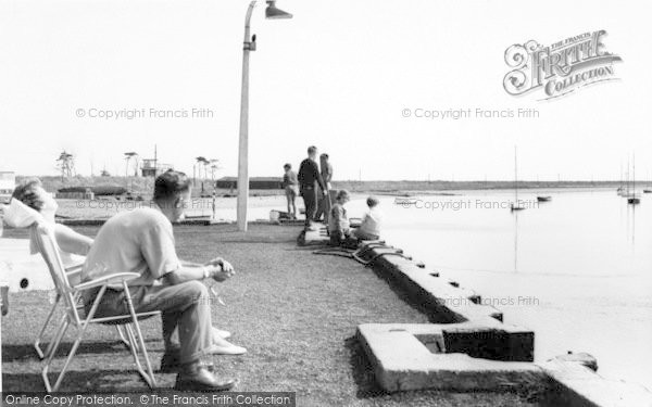 Photo of Orford, Sun Bathing At The Quay c.1960
