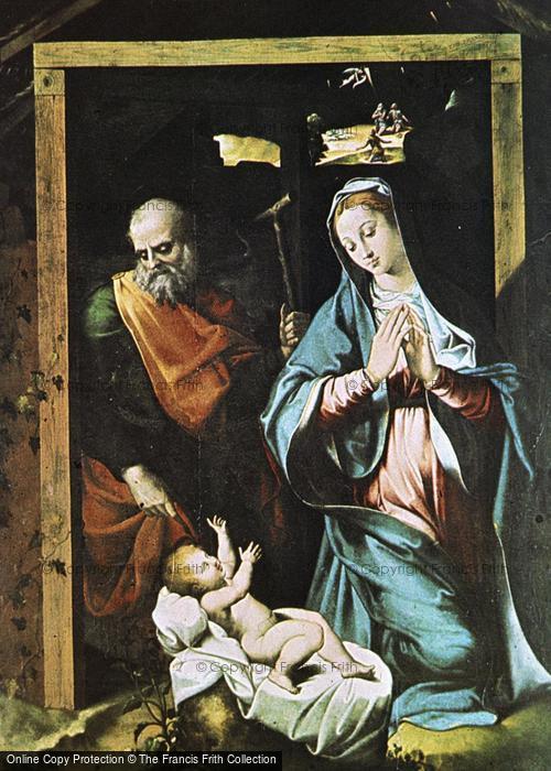 Photo of Orford, 'the Nativity' By Raffaellino Del Colle, Lady Chapel, St Bartholomew's Church c.1960