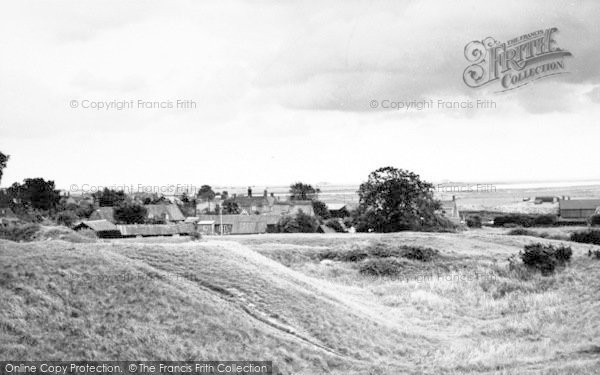 Photo of Orford, View From Castle Hill c.1960