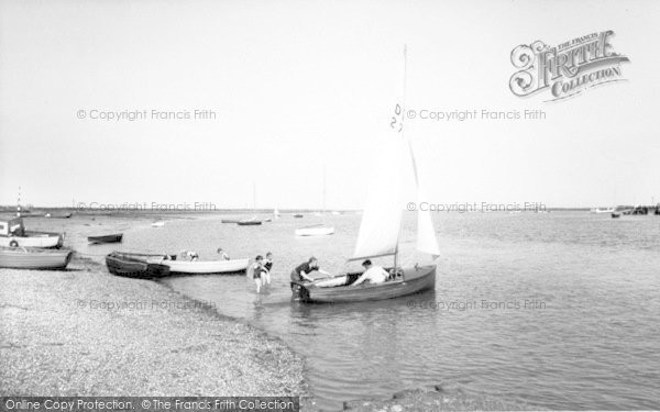 Photo of Orford, Yachting On The Quay c.1965