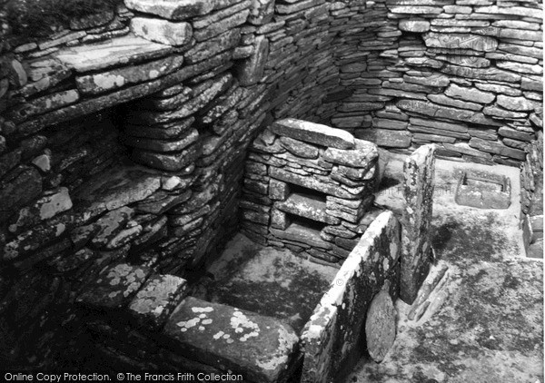 Photo of Orkney, Hut 1 Skara Brae 1954