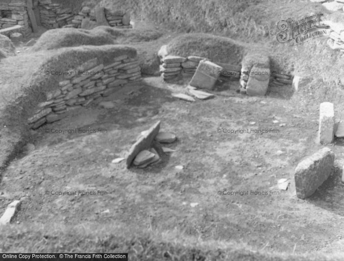 Photo of Orkney, Hut 10, Skara Brae c.1958
