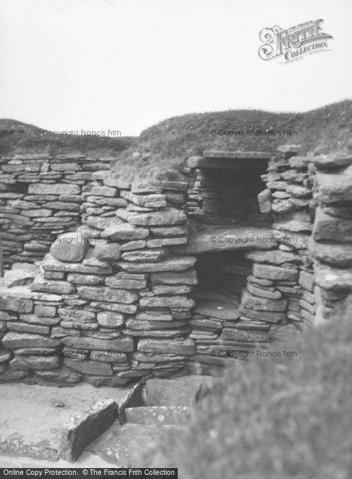 Photo of Orkney, Hut 5, Skara Brae c.1958