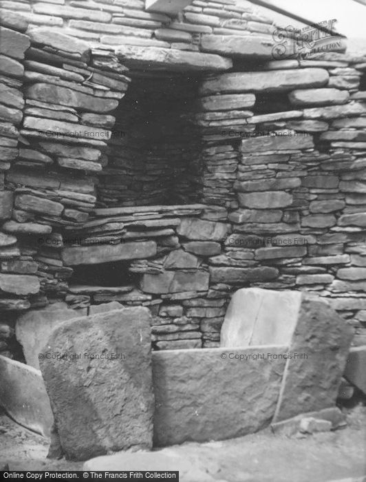 Photo of Orkney, Hut 7, Skara Brae c.1958