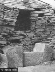 Orkney, Hut 7, Skara Brae c.1958, Orkney Islands