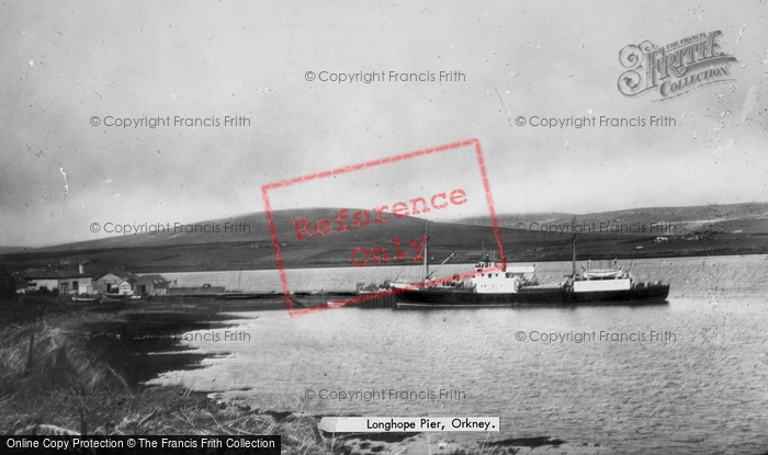 Photo of Orkney, Longhope Pier c.1960
