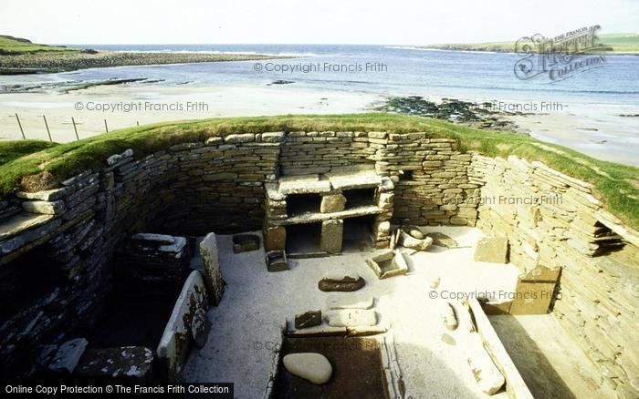Photo of Orkney, Skara Brae Neolithic Settlement c.1990