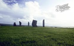 Orkney, The Standing Stones Of Stenness c.1990, Orkney Islands