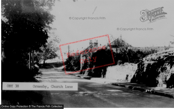 Photo of Ormesby, Church Lane c.1965