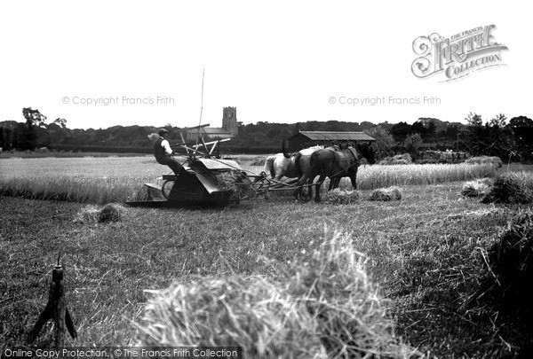 Photo of Ormesby St Margaret, Harvest Time Near The Church c.1930