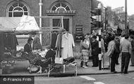 Aughton Street On Market Day c.1960, Ormskirk