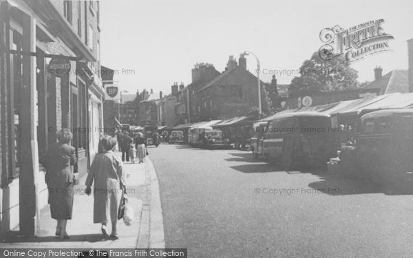 Photo of Ormskirk, Aughton Street On Market Day c.1960