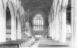 Church Interior 1902, Ormskirk