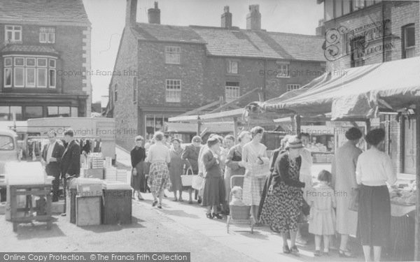 Photo of Ormskirk, Market Day c.1960