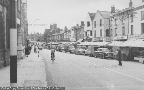 Photo of Ormskirk, Moor Street On Market Day c.1960