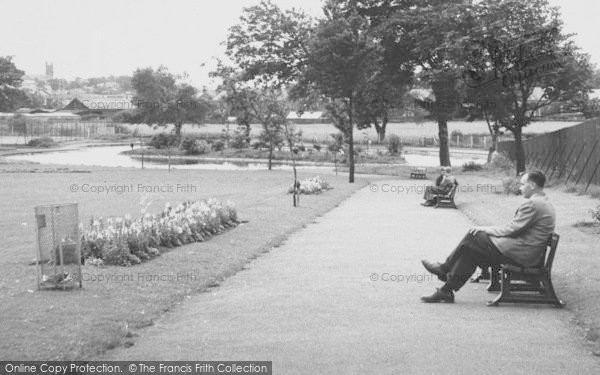 Photo of Ormskirk, Relaxing In Coronation Park c.1958