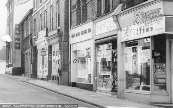Photo of Ormskirk, Shops On Burscough Street c.1965