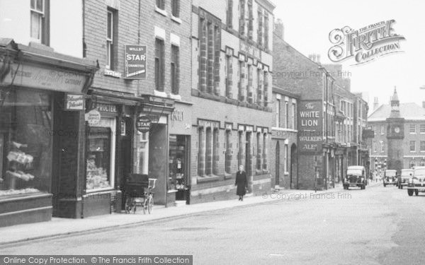 Photo of Ormskirk, Shops On Church Street c.1958