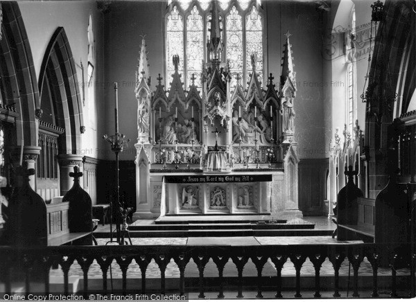 Photo of Ormskirk, St Anne's Church, High Altar c.1955