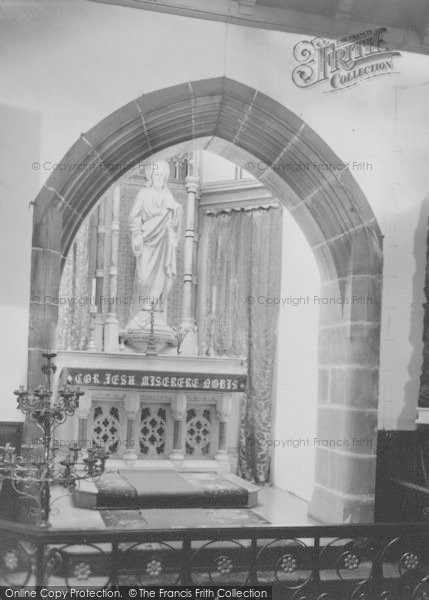 Photo of Ormskirk, St Anne's Church, Sacred Heart Altar c.1955
